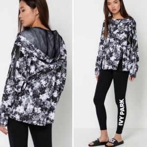 IVY PARK Floral Story Windbreaker Jacket Sz S